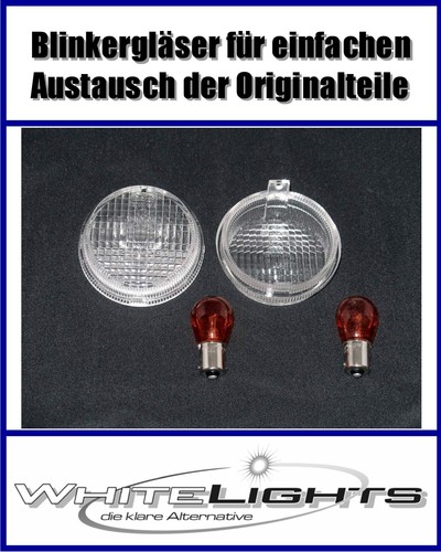 Weisse blinker gläser - gläser, honda