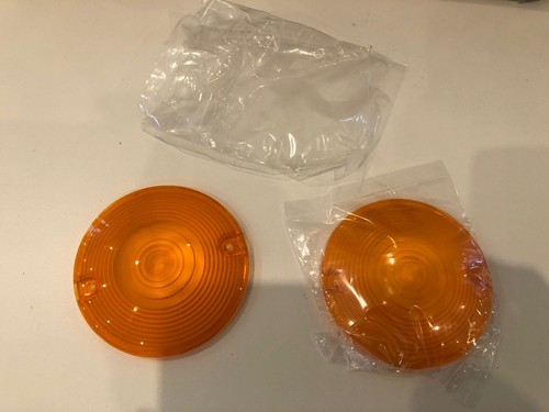 Blinkerglas orange - 2x,