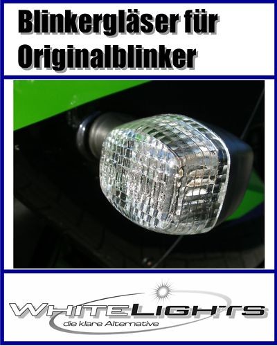 Weisse blinker gläser - blinker,